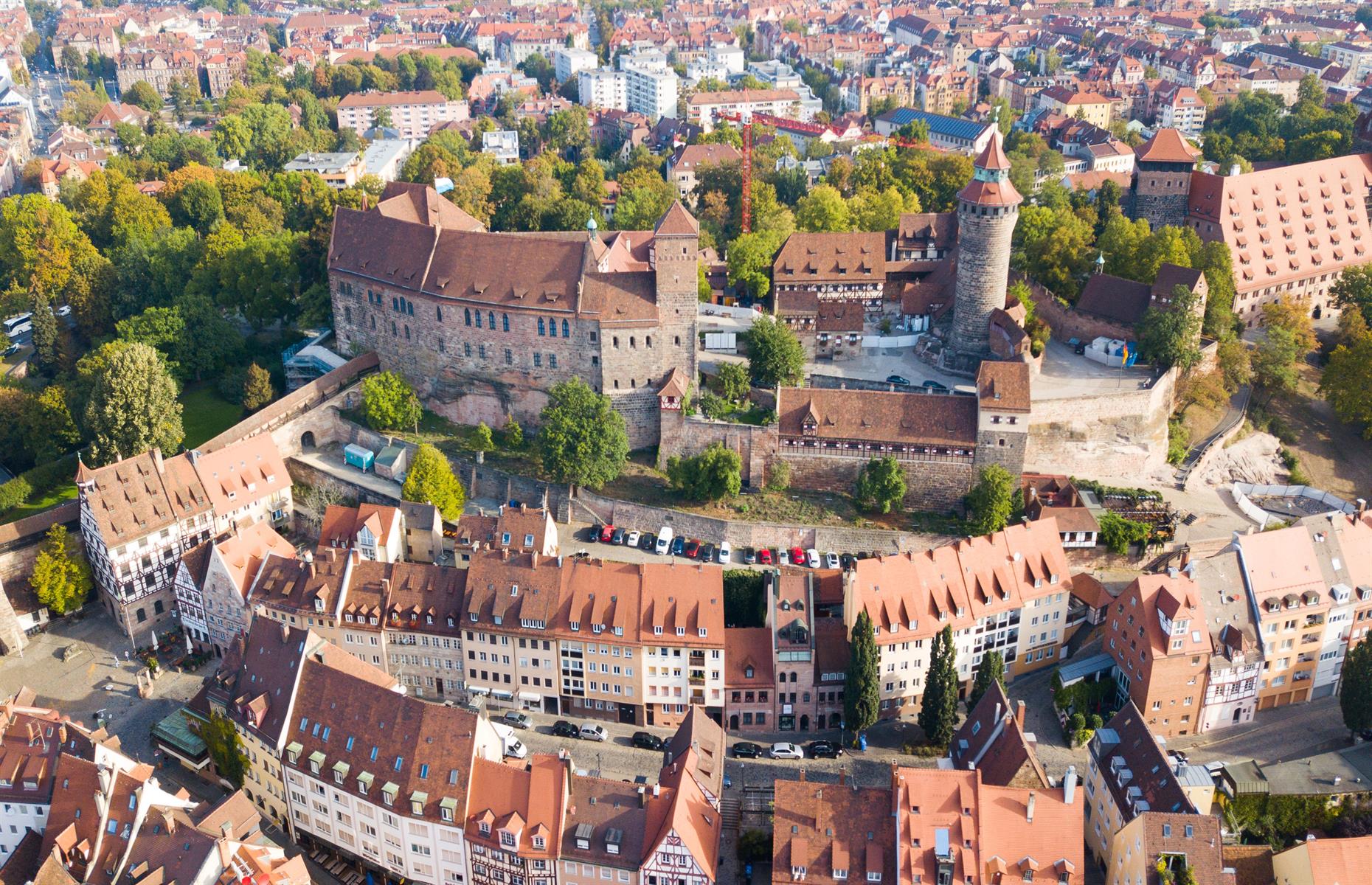 Now: Nuremberg Castle